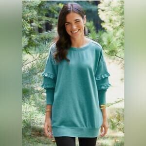 Matilda Jane Wonderment Ruffle Tunic Sweatshirt